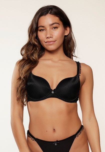 Linga Dore BH Daily Uni Fit T-ShirtBra BlackSparkle zwart 85 C