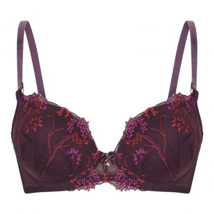 Linga Dore BH Push up bordeaux 85 E
