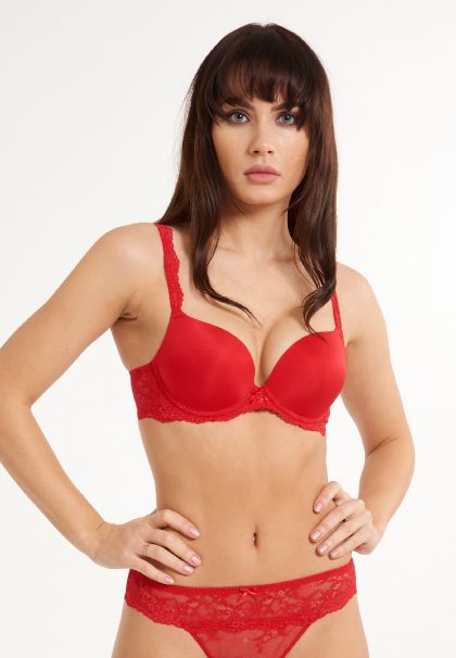 Linga Dore BH T-shirt Gel Bra rood 75 A
