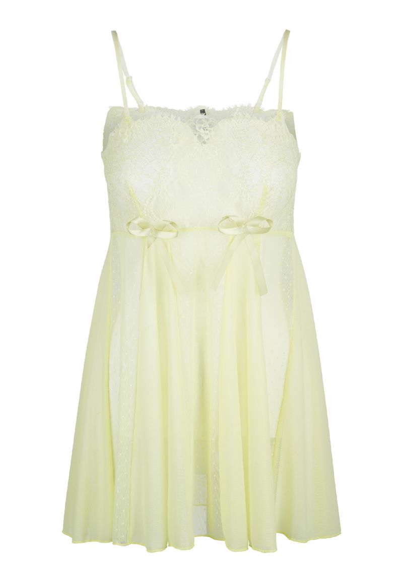 Linga Dore Chemise Sunny lime geel L -