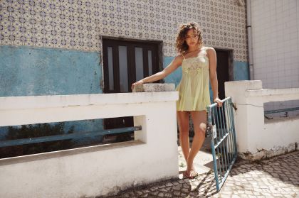 Linga Dore Chemise Sunny lime geel L -