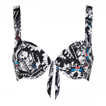 Linga Dore Halterneck bra Butterfly zwart 40 B