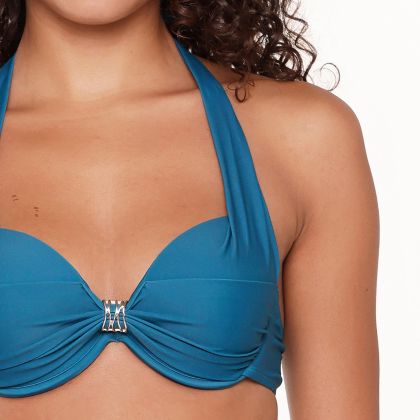 Linga Dore Halternek bikini set turquoise 38 E