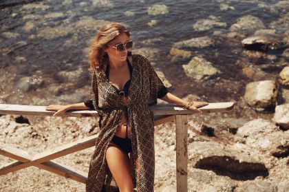 Linga Dore Halternek voorgevormd Bikini set zwart 36 B