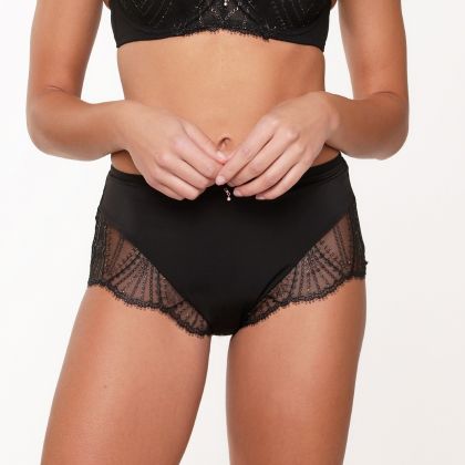 Linga Dore High waist brief zwart S -