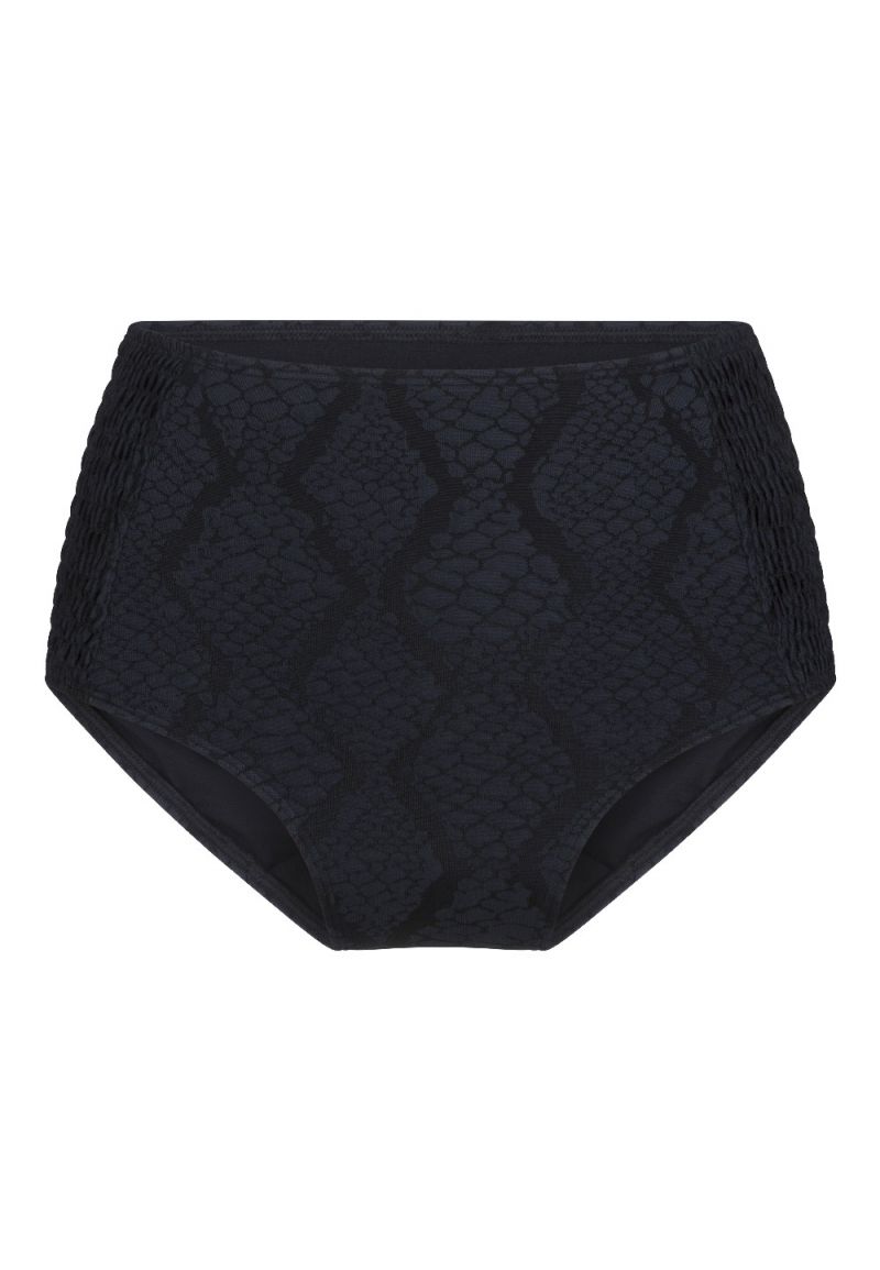 Linga Dore Hoge slip Bikini zwart 40 -