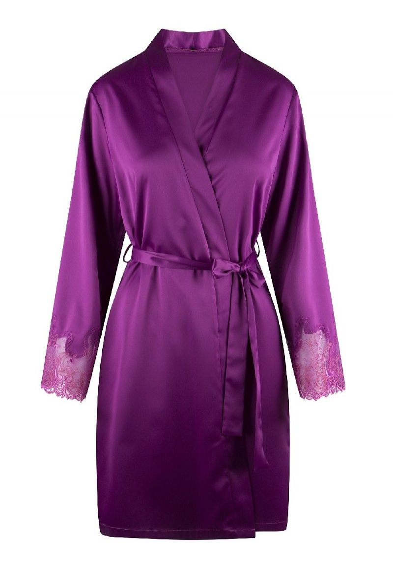 Linga Dore Kimono Raspberry fuchsia M -