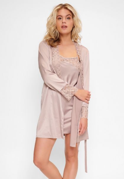 Linga Dore Kimono taupe L -