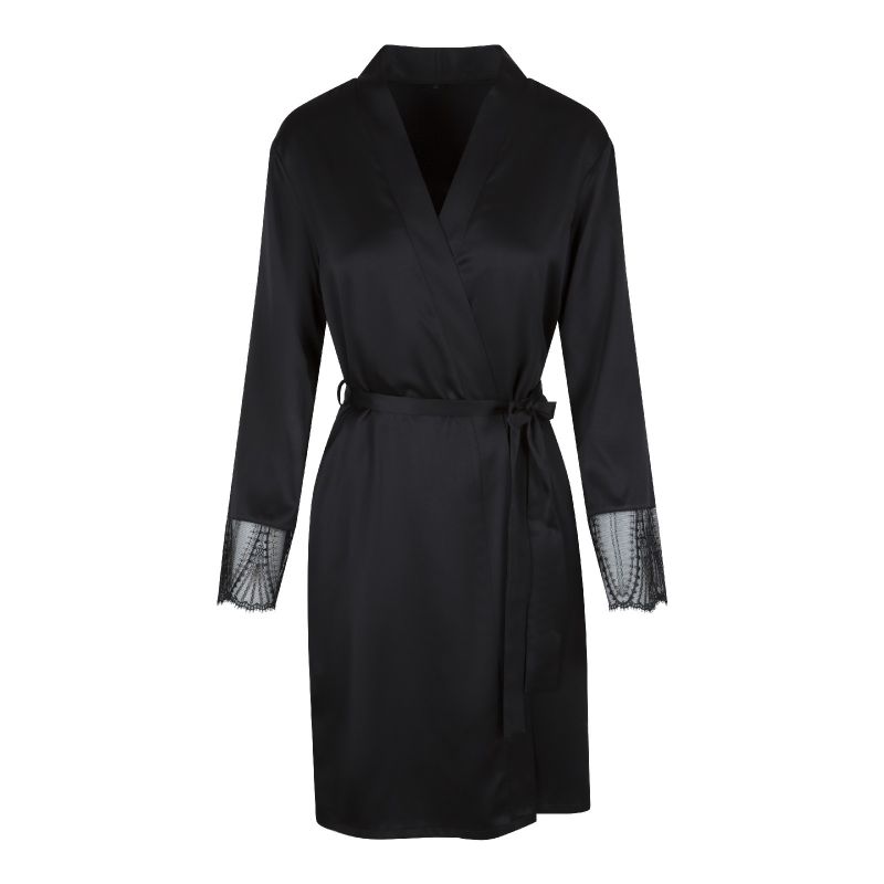 Linga Dore Kimono zwart S -