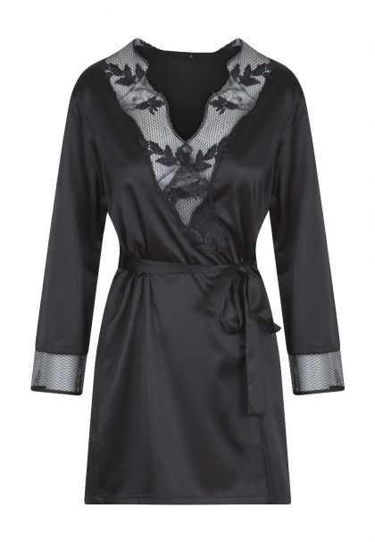 Linga Dore Kimono zwart S -