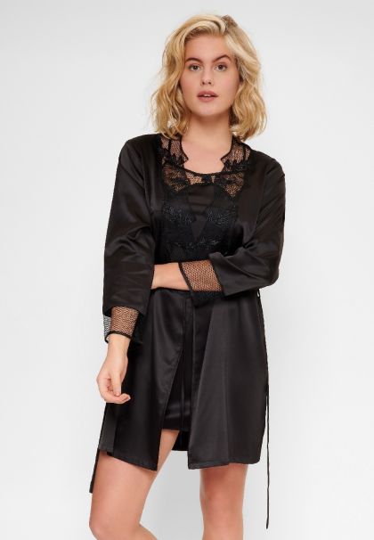 Linga Dore Kimono zwart S -