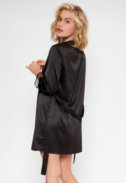Linga Dore Kimono zwart S -