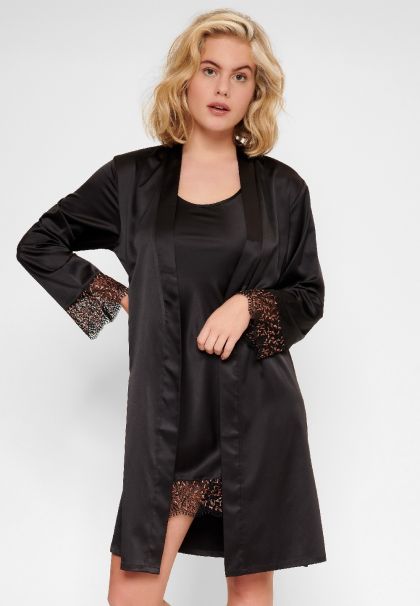 Linga Dore Kimono zwart Xl -