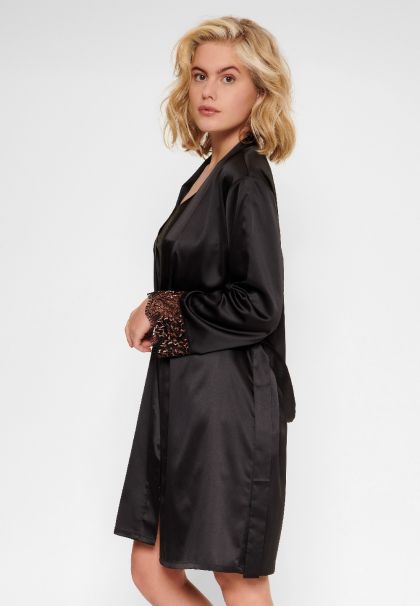 Linga Dore Kimono zwart Xl -