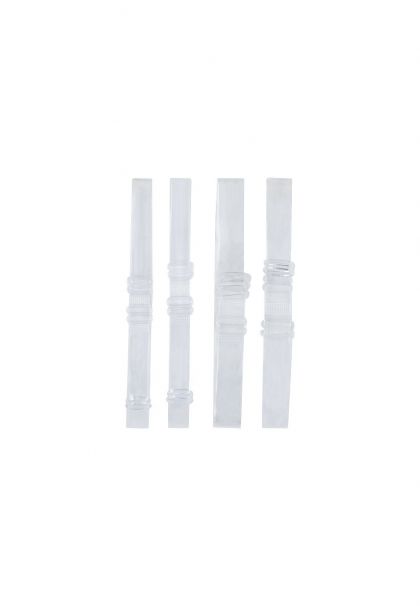 Linga Dore Onzichtbare transparant BH bandjes huidskleur One Size -