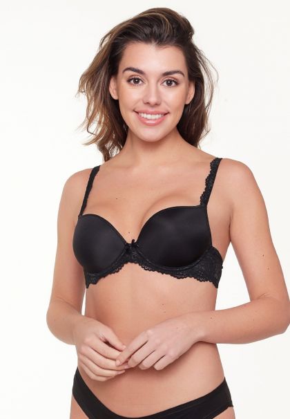 Linga Dore Push up BH Daily T-Shirt Gel Bra zwart 75 A