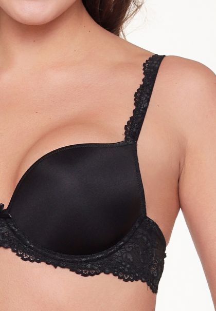 Linga Dore Push up BH Daily T-Shirt Gel Bra zwart 75 A