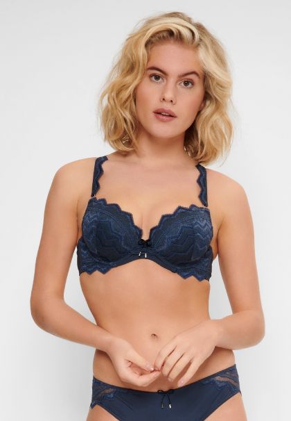 Linga Dore Push Up Gel BH blauw 85 B