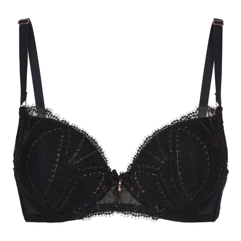 Linga Dore Push-up Gel BH zwart 75 E