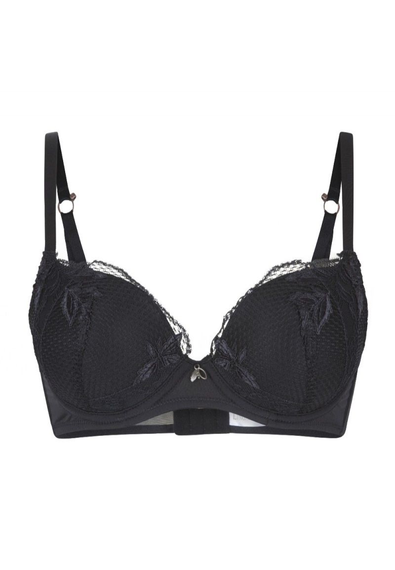 Linga Dore Push Up Gel BH zwart 85 E