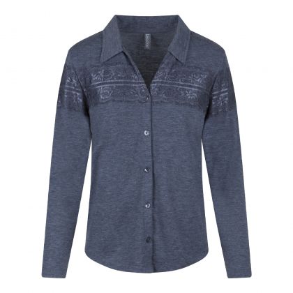 Linga Dore Pyjama set doorknoop grijs 3xl -