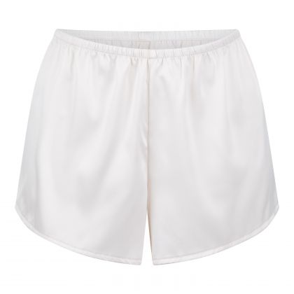 Linga Dore Satijn shortama set Powder puff champagne L -