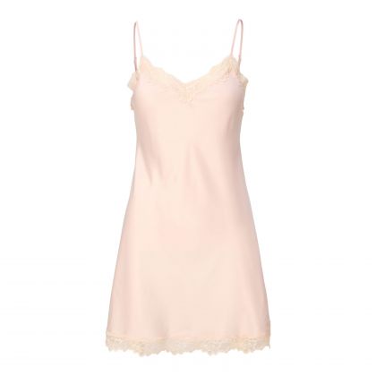 Linga Dore Satin chemise DAILY Abrikoos roos M -