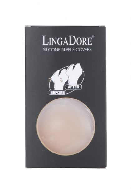 Linga Dore Silicon nipple covers huidskleur One Size -