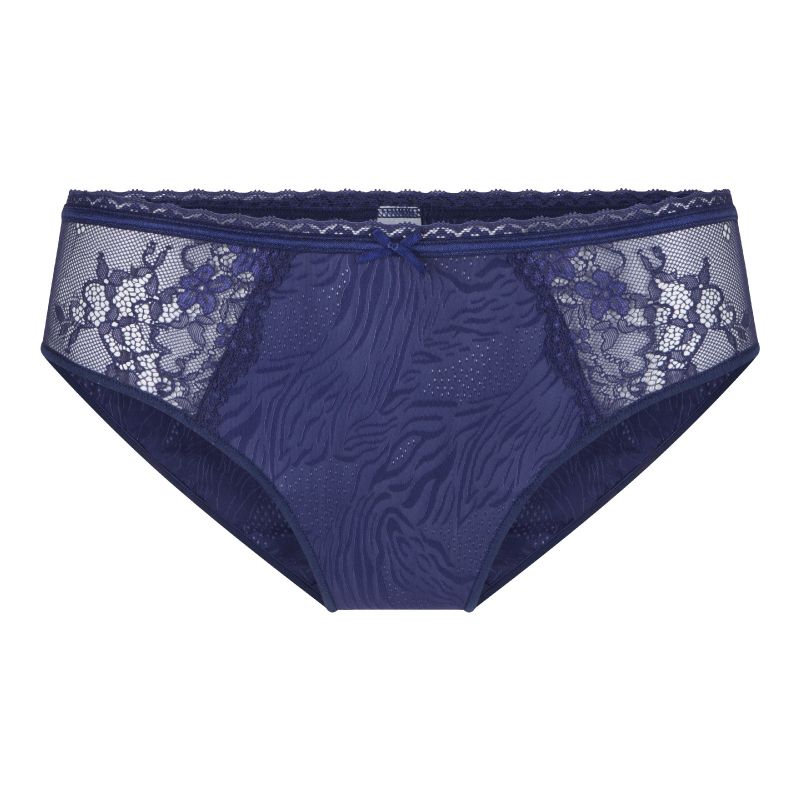 Linga Dore Slip Daily Lace blauw Xl -