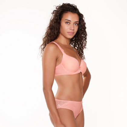 Linga Dore Slip Daily Lace koraal S -