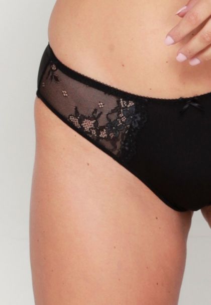 Linga Dore Slip Daily Lace zwart L -