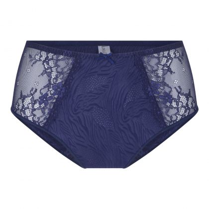 Linga Dore Slip High Waist Brief Daily Lace blauw Xl -