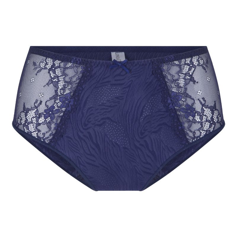 Linga Dore Slip High Waist Brief Daily Lace blauw Xl -