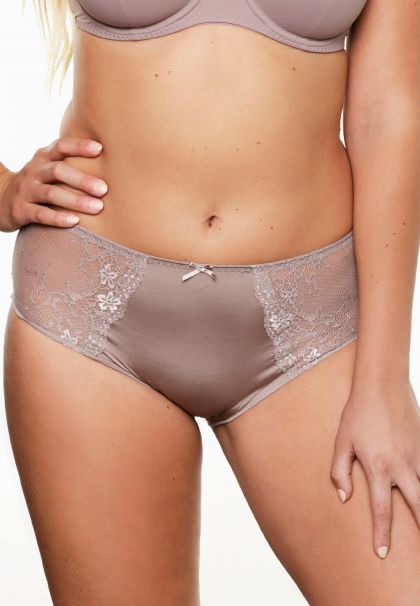 Linga Dore Slip High Waist Brief Daily Lace taupe 4xl -
