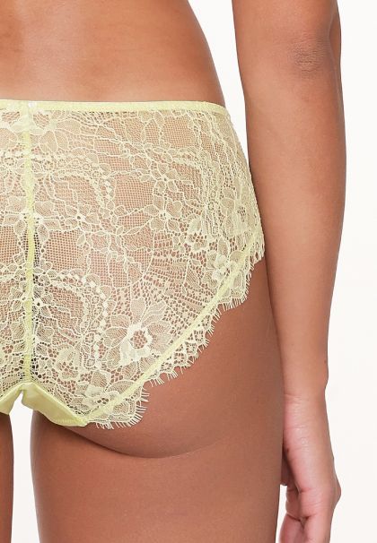 Linga Dore Slip Sunny Lime geel S -