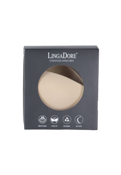 Linga Dore Strapless wing bra huidskleur B -