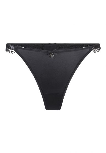 Linga Dore String Black Sparkle zwart M -