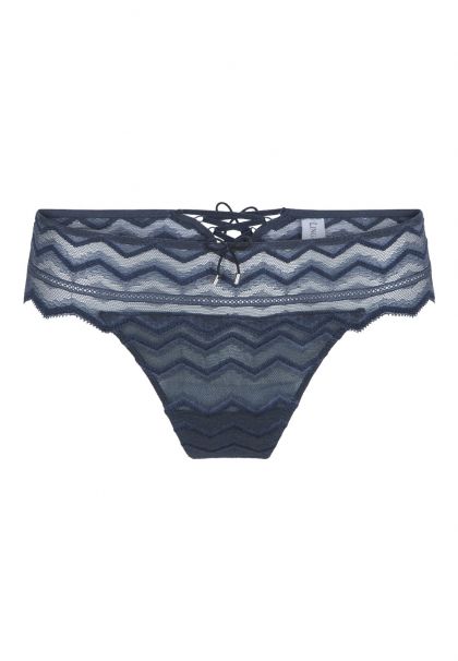 Linga Dore String blauw L -