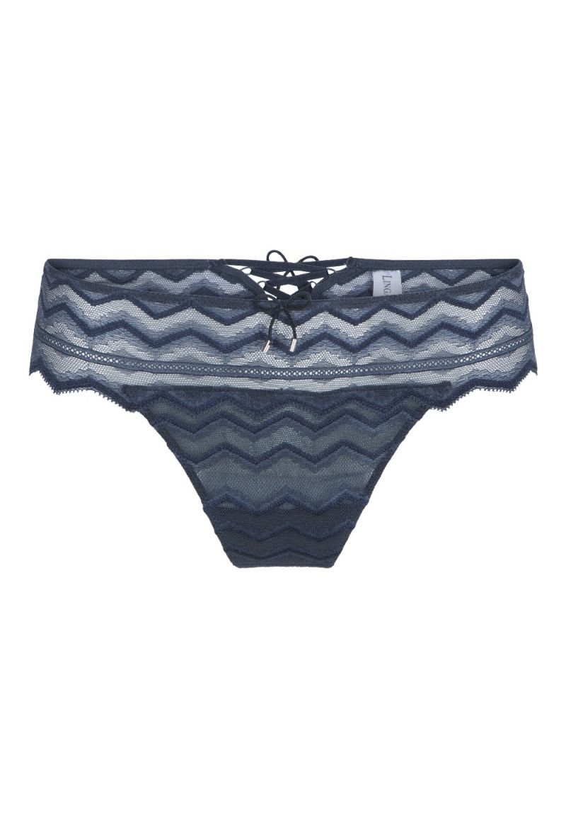 Linga Dore String blauw L -