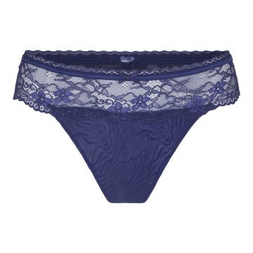 Linga Dore String Daily Lace blauw M -