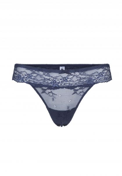 Linga Dore String Daily Lace blauw S -