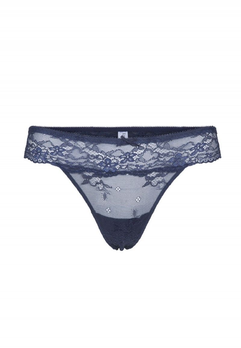 Linga Dore String Daily Lace blauw S -