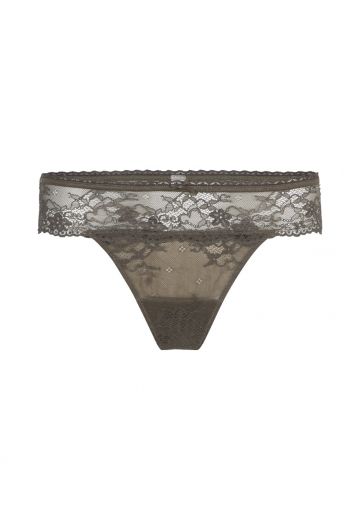 Linga Dore String Daily Lace olive L -