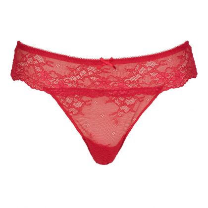 Linga Dore String Daily Lace rood L -