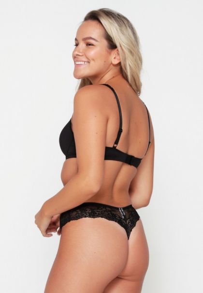 Linga Dore String Daily Lace zwart M -