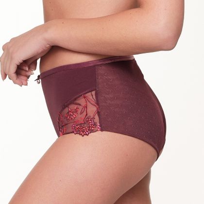 Linga Dore Taille slip bordeaux S -