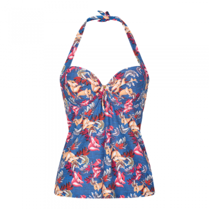 Linga Dore Tankini Denim blauw 38 C