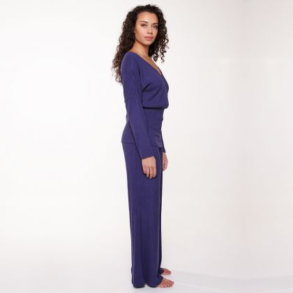Linga Dore Top & Palazzo set blauw M -