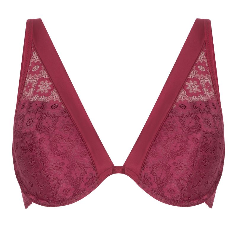 Linga Dore Triangel BH voorgevormd rood 70 A