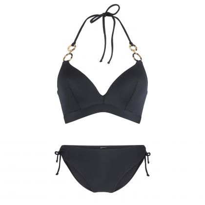 Linga Dore Triangel voorgevormde bikini zwart 40 C